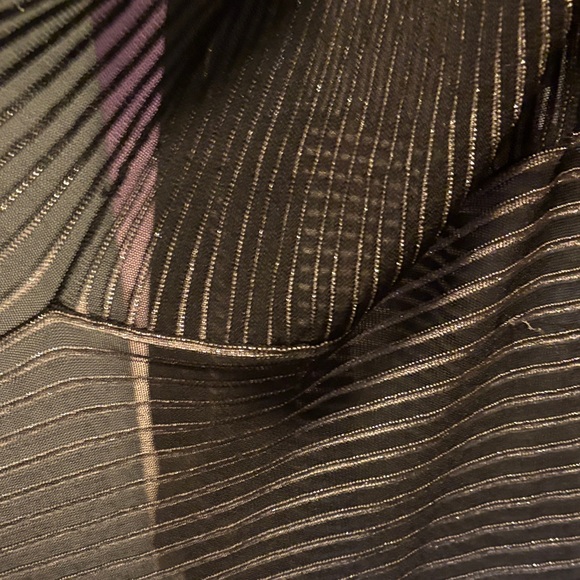 Escada Elegant Black and Silver Sparkly sheer Knit Open Cardigan, NWOT size 40 - Picture 4 of 11